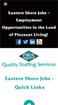 Mobile Screenshot of easternshorejobs.com